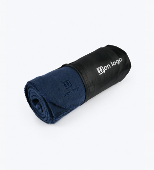 Plaid polaire à personnaliser avec housse personnalisable et logo