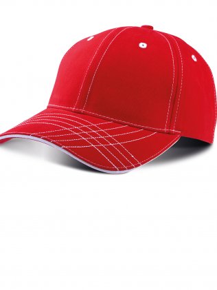 Casquette KP109 à personnaliser en coloris rouge Casquette KP109 à personnaliser en coloris rouge