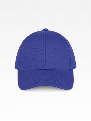 Casquette Memphis 6 panneaux RC081X Royal Blue personnalisable, vue de face
