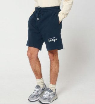 mannequin homme de face portant le Short Boarder Dry personnalisable mannequin homme de face portant le Short Boarder Dry personnalisable