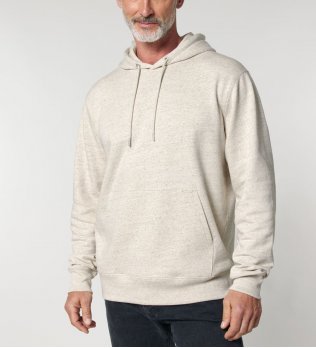 homme portant un sweat Cruiser 2.0 à personnaliser, en coloris eco-heather homme portant un sweat Cruiser 2.0 à personnaliser, en coloris eco-heather