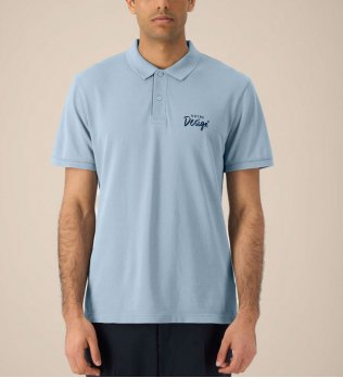 mannequin homme de face portant le Polo Coaster Vintage personnalisable