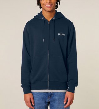 mannequin homme de face portant le Sweat Connector 2.0 personnalisable