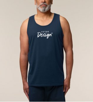 mannequin homme de face portant le Débardeur Stanley Stancer personnalisable