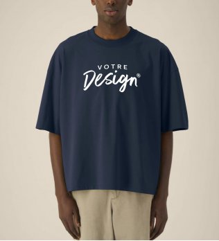 mannequin homme de face portant le T-shirt Hypster personnalisable