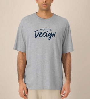 mannequin homme de face portant le T-shirt Blaker personnalisable