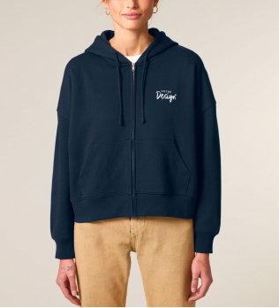 mannequin femme de face portant le Sweat Stella Ida personnalisable
