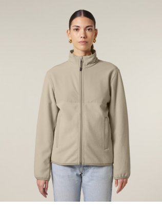 Visuel de la veste polaire Trekker STJU242 sur une femme de face