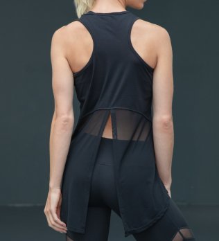 Débardeur dos ouvert pour femme à personnaliser TL507 en noir Débardeur dos ouvert pour femme à personnaliser TL507 en noir