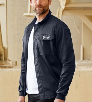 Mannequin homme portant le blouson personnalisable V1060