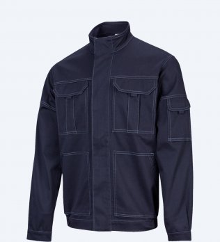 Blouson stretch multipoches V6002S navy à personnaliser pour les professionnels