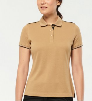 Polo workwear WK271 en coloris camel