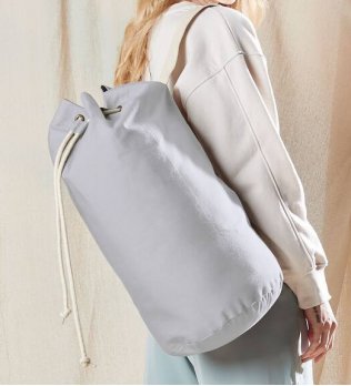Sac personnalisable en coton bio WM812 en coloris Light Grey