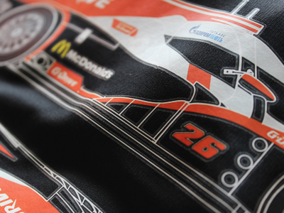 Transfert sérigraphique sur tshirt respirant