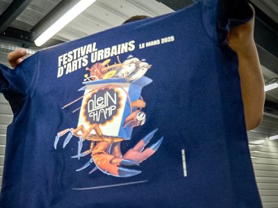 Merchandising du Festival Plein Champ - Impression DTF
