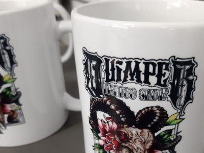 Mugs blancs personnalisés