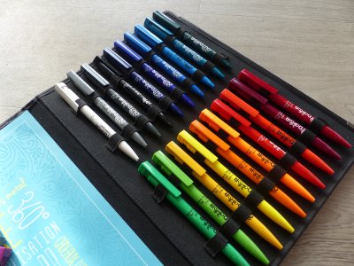 Ensemble de stylos