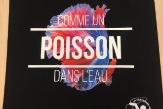 Impression numérique Directe (DTG) sur totebag noir