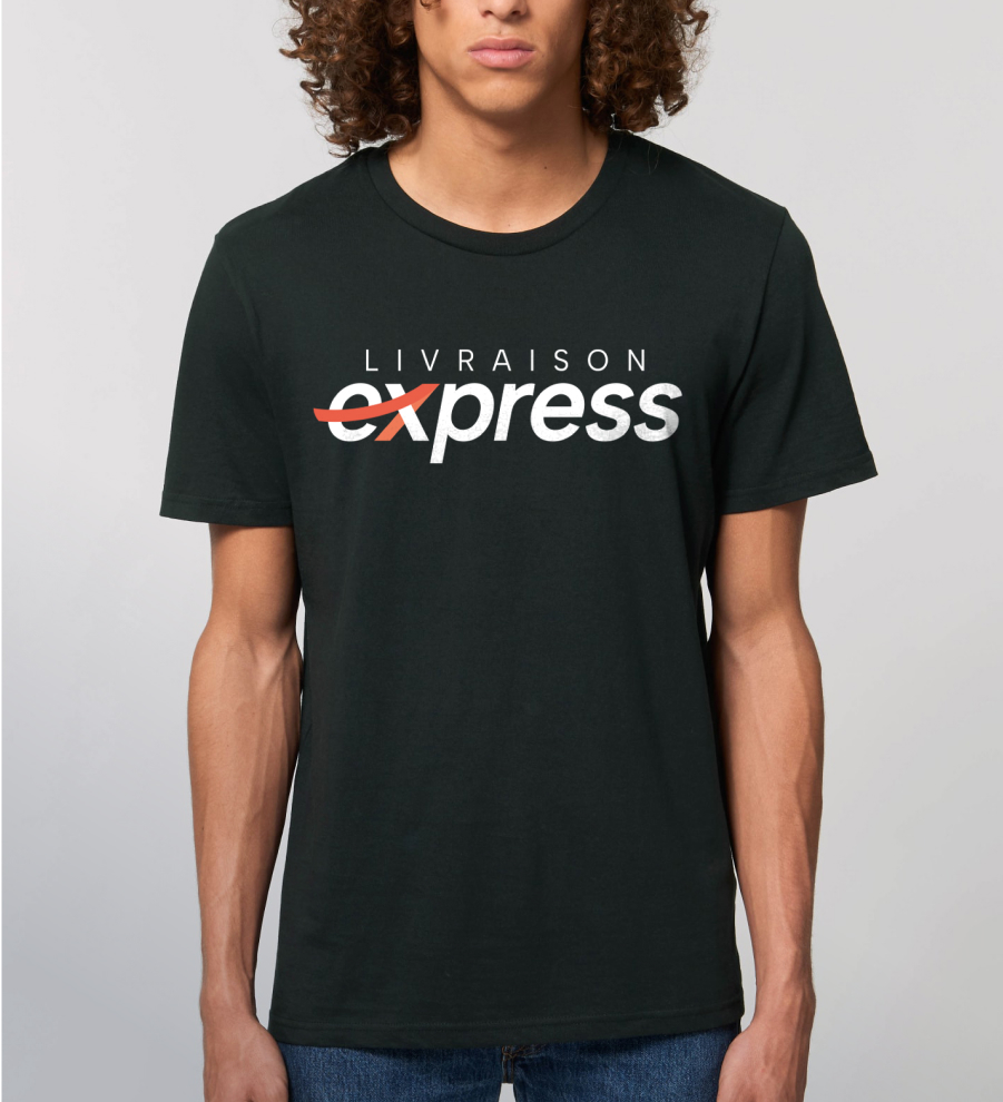 T-shirt bio livraison express à personnaliser