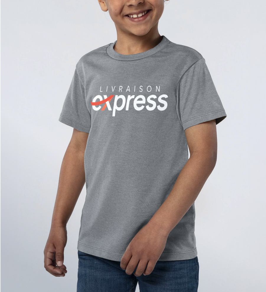 T-shirt enfant à personnaliser livraison express